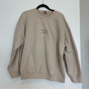 HANDMADE sweatshirt with nike sign